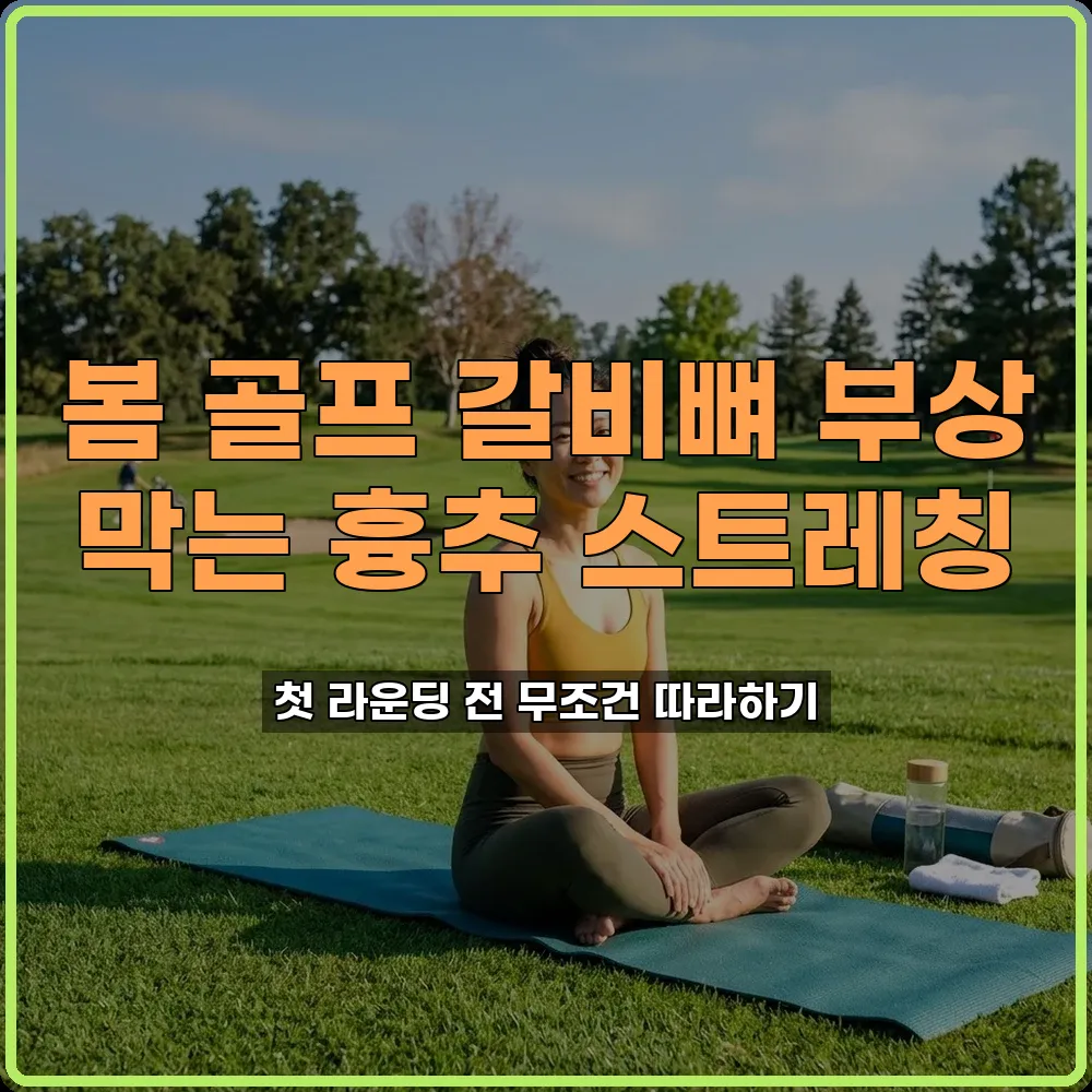 흉추 비틀기 스트레칭